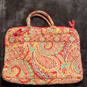 Vera Bradley laptop bag Paisley pink